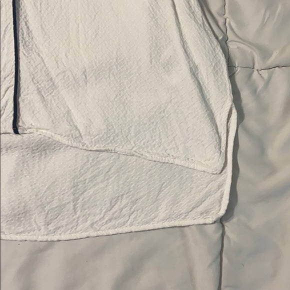 H&M Black & White Sleeveless Tank Sz 4 - Picture 8 of 9